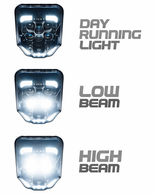 Husqvarna X-Beam LED Scheinwerfer mit E-Nummer